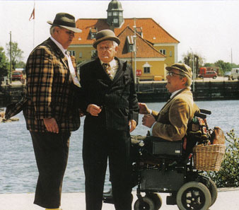 Morten Grundwald(Benny), Ove Sproge(Egon) und Poul Bundgaard(Kjeld)